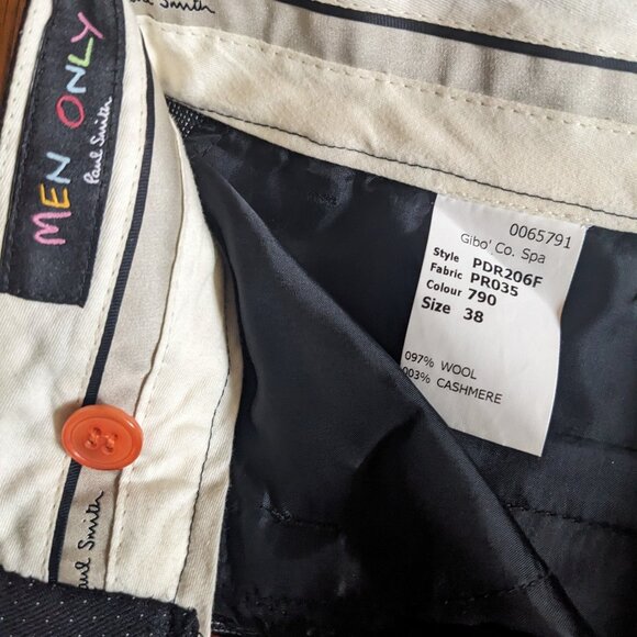 Paul Smith wool high-waisted flared black pants - Picture 9 of 10